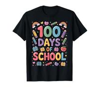 Colorful 100 Days of School Celebration Classroom Fun Camiseta