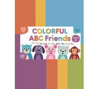 Colorful ABC Friends: Coloring workbook for Young Learners