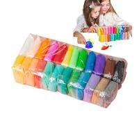 Colorful Air Dry Modeling Clay, Creative Craft Set for Boys and Girls, Educational Crafting Activity for Home School Art Projects in Bedroom or Living Room, 9,06 pulgadas, 1 set