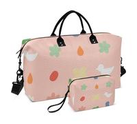 Colorful and Cute Things - Bolsa de viaje de viaje para fin de semana, bolsa de entrenamiento con bolsa de aseo para senderismo, impermeable, Cosas coloridas y bonitas, 1 size