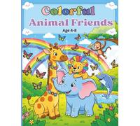 Colorful Animal Friends: Easy & Fun Coloring Pages for Kids