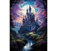 Colorful Anime Castless Carteles - Abstract Art Puzzle，Adults Juegos Educativos - Juguetes De Desafío Personalizados Gifts - Rompecabezass 1000 Piezas Zx180Aw