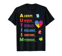 Colorful ASD Design for Proud Parents of an Autistic Child Camiseta