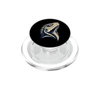 Colorful Bearded Dragon Face Reptile Animal Lover PopSockets PopGrip para MagSafe