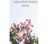 Colorful blank notebook journal: personal diary, suitable for gratitude, note taking, journaling and travel, would make a excellent gift for an aspiring writer 6x9 100 pages
