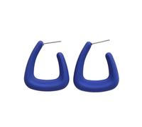 COLORFUL BLING Pendientes de aro triangulares para mujer, acrílicos, geométricos, colores macarrones, aretes atrevidos, regalos de joyería para mujeres, hombres y amigos, talla única, Acrílico, Sin