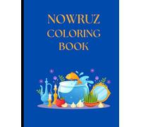 Colorful Blue Nowruz Coloring Book (Persian Culture Coloring Books)