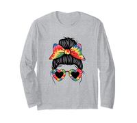Colorful Bow Heart Glasses Hair Vibes Style Manga Larga