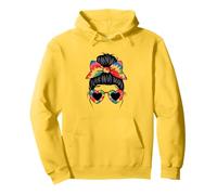Colorful Bow Heart Glasses Hair Vibes Style Sudadera con Capucha