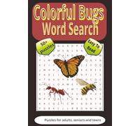 Colorful Bugs Word Search Puzzle Book: Insects, Butterflies and Bees Word search puzzle Book