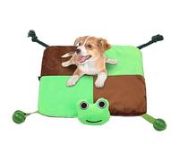 Colorful Bunny Dog Sniffing Mat, Interactive Slow Feeding Pad with Pull Rope and Food Leaking Ball, Engaging Feeding Mat for Puppies and Dogs