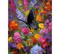 Colorful Butterfly 1200 Piece Jigsaw Puzzles for Adults, Colourful, Challenging & Brainteasing Adult Puzzles 1200 Pieces Flower, Fun jigsaws for The Whole Family 30x20 Inch