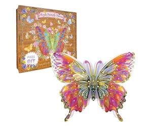 Colorful Butterfly Jigsaw, 3D Acrylic Puzzle, 11,77 pulgadas Building Home Decor with Sturdy Construction, Educational Jigsaw Toy, Puzzle Accessory with Fun Design, Party Activity for School Birthday