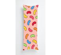 Colorful Candy Body Pillow Case Cover 40x120cm, Long Backrest Cushion Pillow Protector with Zipper, Decorative Bedding Pillowcase, Soft Body Pillow Cover for Couch Bedroom Pink