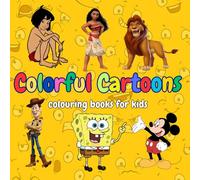 Colorful Cartoons: cartoon characters colouring books for kids