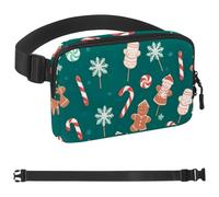 Colorful Christmas-144 - Riñonera unisex de moda, riñoneras deportivas, delgadas, a la moda, para correr, senderismo, senderismo, mujer y hombre, multicolor 07, 1.5x9.0x5.9in/4x23x15cm