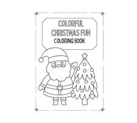 Colorful Christmas Fun Coloring Book