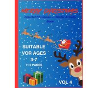 Colorful Christmas - Winter Activity Book Vol 4: Christmas Tree, Gifts & Snow - Coloring Fun Coloring Book for Kids (Ages 3-7)