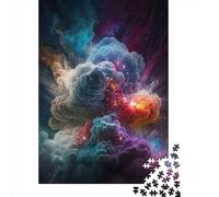 Colorful Clouds Rompecabezas Cosmic Explosion 1000 Piezas Papel Reciclado para Mujeres, Regalos para Hombres Rompecabezas Juego Educativo para Relajarse 38x26cm/1000pcs