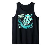 Colorful Cosmic Mushrooms Galaxy Universe Cosmos Fungi Camiseta sin Mangas