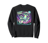Colorful Cosmic Mushrooms Galaxy Universe Cosmos Fungi Sudadera