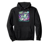Colorful Cosmic Mushrooms Galaxy Universe Cosmos Fungi Sudadera con Capucha