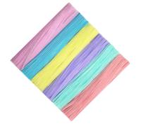 Colorful Craft Stems - Plush Pipe Cleaners for Kids | 30 cm Fuzzy Wire Sticks, Iron Wire with Fluff, Creative Art Supplies for Handmade Projects Mathematical Calculation
