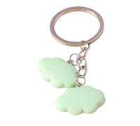 Colorful Cute Resin White Cloud Keychains for Women Souvenir Handbag Pendants Summer Vacation Keyring DIY Jewelry para Llaves de casa y Mochilas(Style 265-6)