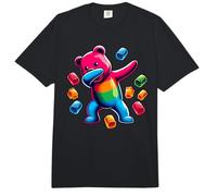 Colorful Dabbing Gummy Bear Candy Lovers Kids Boys Bear Dab Comfort Colors Adult Heavyweight T-Shirt