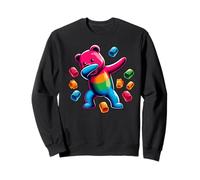 Colorful Dabbing Gummy Bear Candy Lovers Kids Boys Bear Dab Sudadera