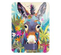 Colorful Donkey - Báscula de alimentos con pantalla LCD estética, bonita escala digital de 11 libras/1 onzas, 5 kg/5 g, con 4 unidades para dieta, asar, cetogénico (pilas no incluidas)