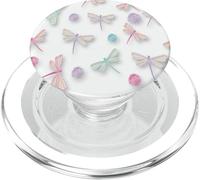Colorful Dragonfly Pattern For Women Girls Cute Aesthetic PopSockets PopGrip para MagSafe