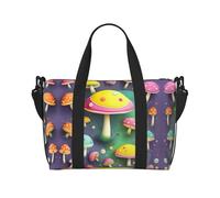Colorful Dream Mushroom - Bolso bandolera de mano para mujer, bolso de mano con cremallera, adecuado para el trabajo, viajes, fitness, viajes