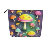 Colorful Dream Mushroom - Neceser unisex para artículos de aseo y cosméticos para mujer, bolsa de almacenamiento para el cuidado personal