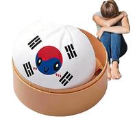 Colorful Dumpling Toy, National Flag , Soft Bun Fidget, Sensory Relief Gadget with Rebound Feel, Cute Stress Toy with Compact Design, Novelty Gift for Home or School and Travel