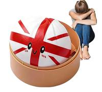 Colorful Dumpling Toy, National Flag , Soft Bun Fidget, Sensory Relief Gadget with Rebound Feel, Cute Stress Toy with Compact Design, Novelty Gift for Home or School and Travel