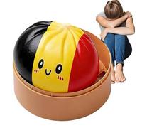 Colorful Dumpling Toy, National Flag , Soft Bun Fidget, Sensory Relief Gadget with Rebound Feel, Cute Stress Toy with Compact Design, Novelty Gift for Home or School and Travel