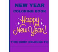 Colorful Festive Magenta New Year Coloring Book