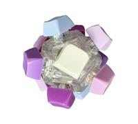 Colorful Fidget Keyboard - 12-Color Portable Button Toy, Clicky Press Keys with Fun, Compact Desk Gadget with Play, Classroom Stress Reliever, Focus Tool for Work, School, Travel