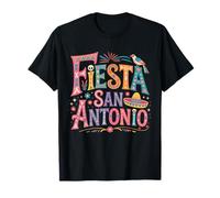 Colorful Fiesta San Antonio Celebration Mexican Heritage Camiseta