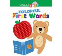 Colorful First Words - Silicone Touch and Feel Board Book - Sensory Board Book