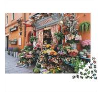 Colorful Flower Shop Puzzle for Adultoos 1000P Recyclable Paper Charming Street View Puzzle Parent Chico & Chica Accesorios para Juegos Developing Boy & girlren‘s Inteligencia Toy 70x50cm...
