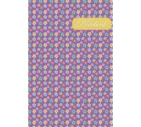 Colorful Flowers Art Notebook: 6 x 9 inches with 120 pages