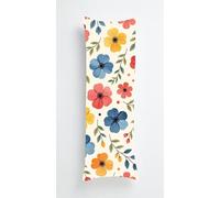 Colorful Flowers Body Pillow Case Cover 50x135cm, Long Backrest Cushion Pillow Protector with Zipper, Decorative Bedding Pillowcase, Soft Body Pillow Cover for Couch Bedroom Seasons