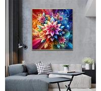 Colorful Flowers Jigsaw Puzzle 35 Pieces 30x30cm/12x12inch, Difficult Jigsaw Puzzles for Adults 35, Beautiful Art Work, Great Festive Puzzle Gift for Men/Women
