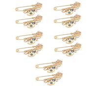 Colorful for Back Evil Eye Jewelry Pin Aesthetic Women Brooch Clip Zinc