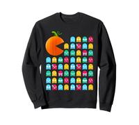 Colorful Funny Jack O' Lantern Eats Halloween Gaming Ghosts Sudadera