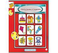 Colorful Gardens of Imagination: 50 Simple and Adorable Multi-Scene Coloring Adventures with Cute and Bold Designs.