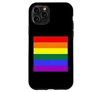 Colorful Gay Pride Flag Rainbow Colors Lesbian Gay Rights Carcasa para iPhone 11 Pro