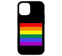 Colorful Gay Pride Flag Rainbow Colors Lesbian Gay Rights Carcasa para iPhone 12/12 Pro